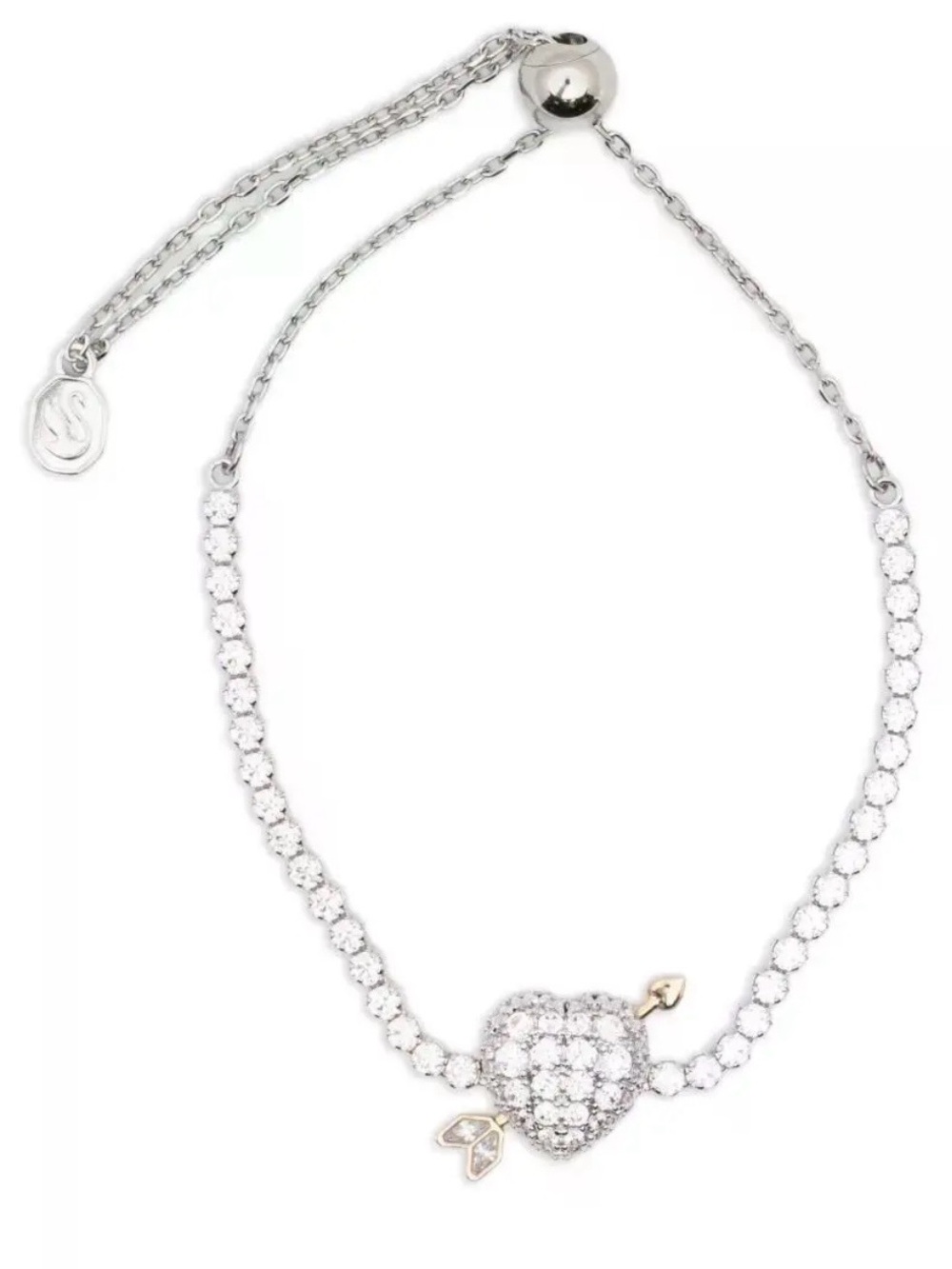 Swarovski Idyllia Collection Bracelet, Heart with Arrow